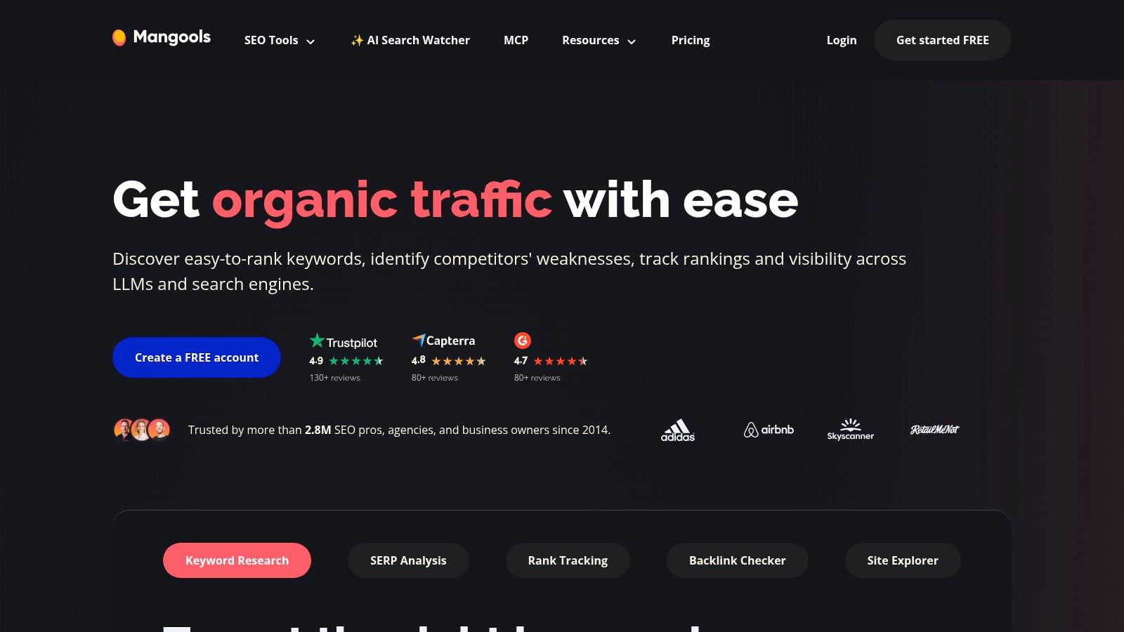 Mangools (KWFinder suite)