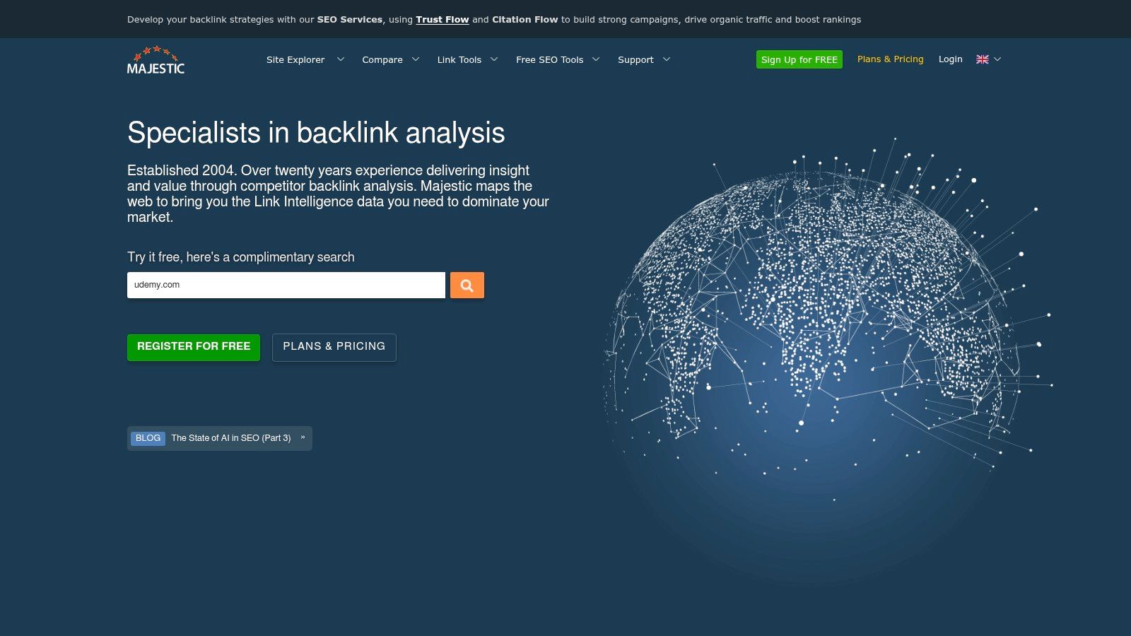 Majestic Site Explorer and Referring Domains