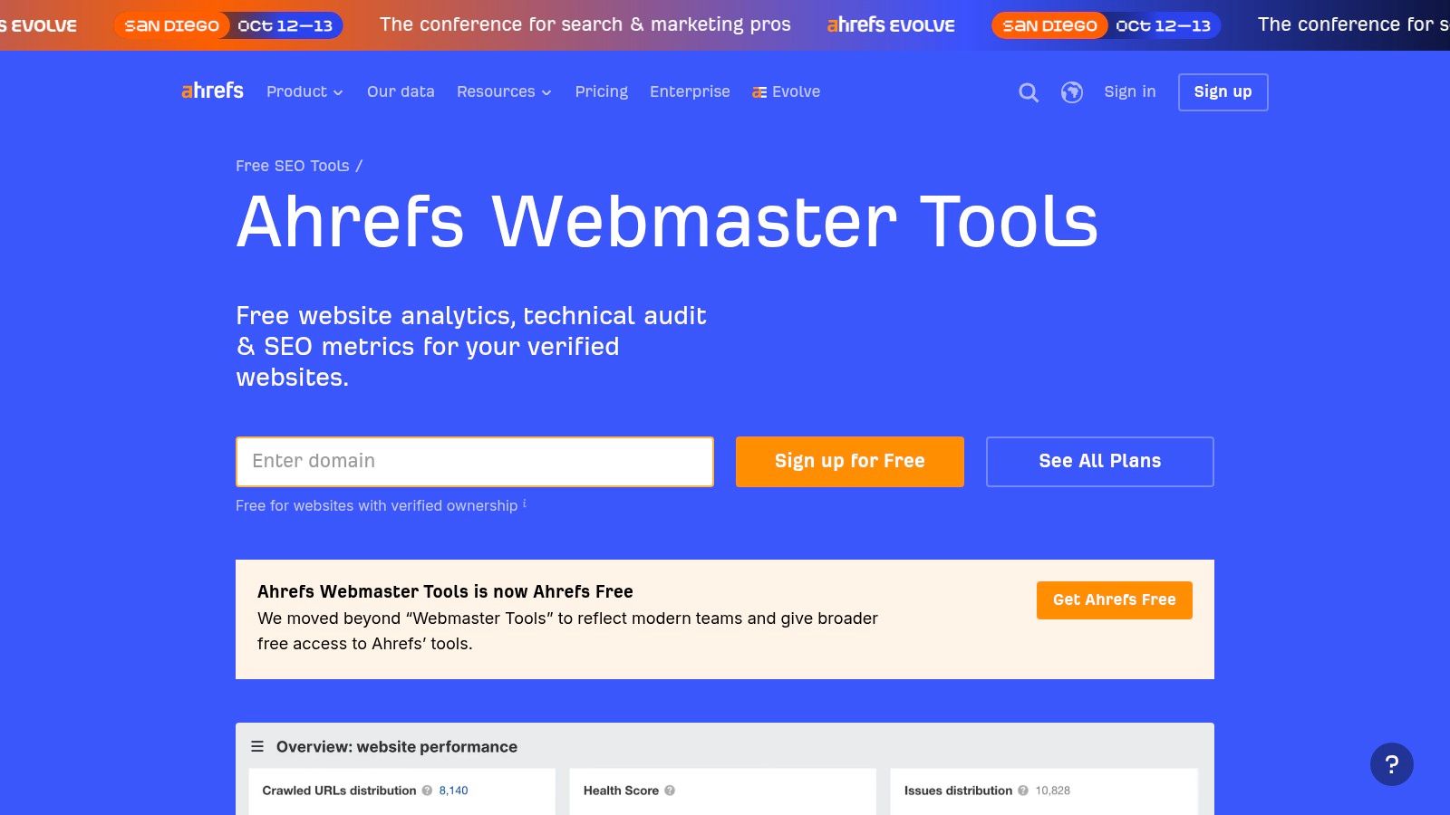 Ahrefs Free