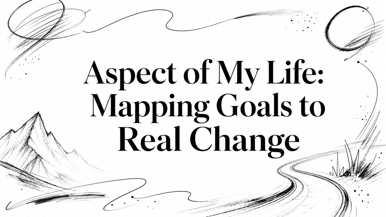 Aspect of My Life: Mapping Goals to Real Change