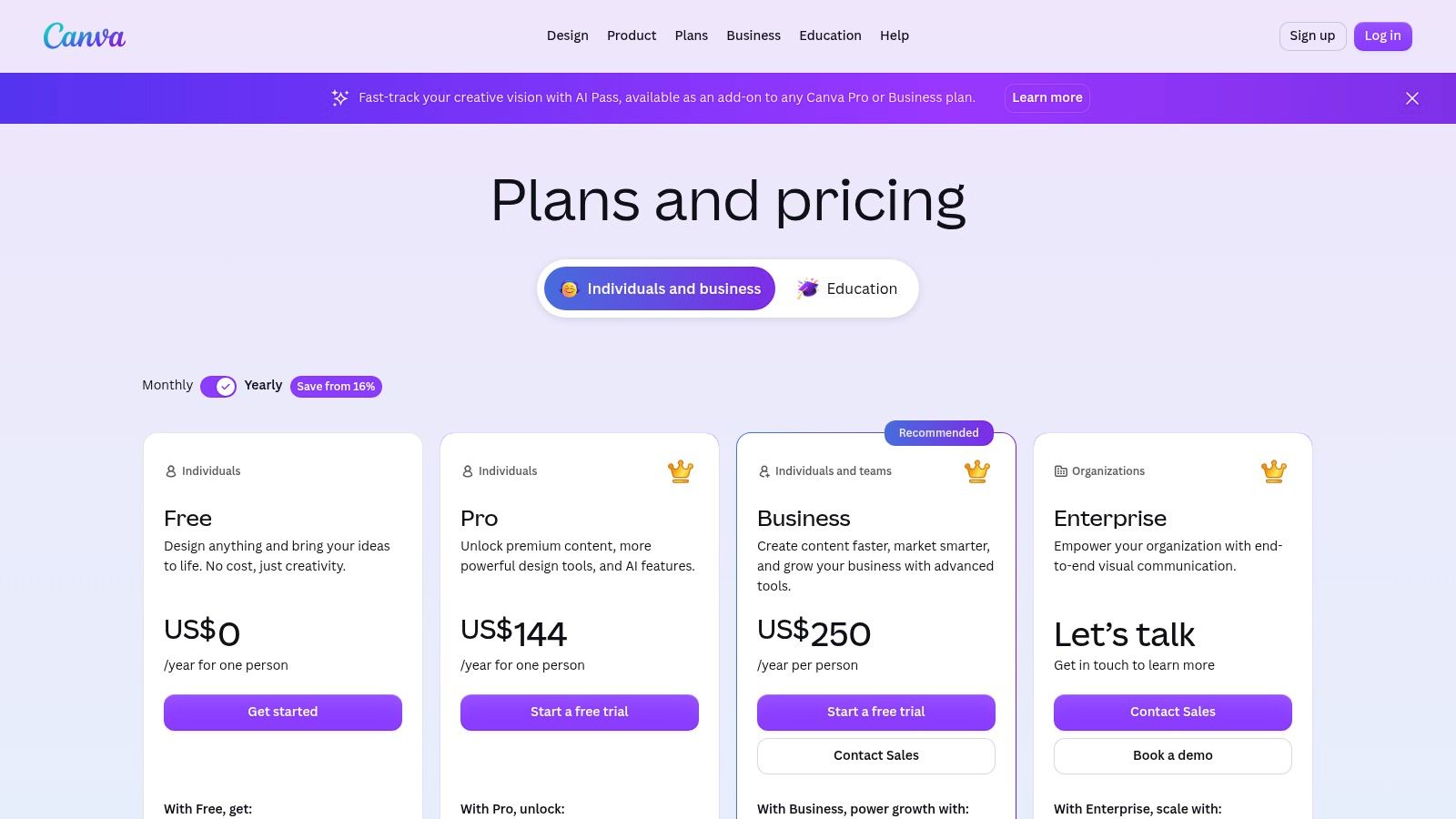 Canva (Free and Pro)