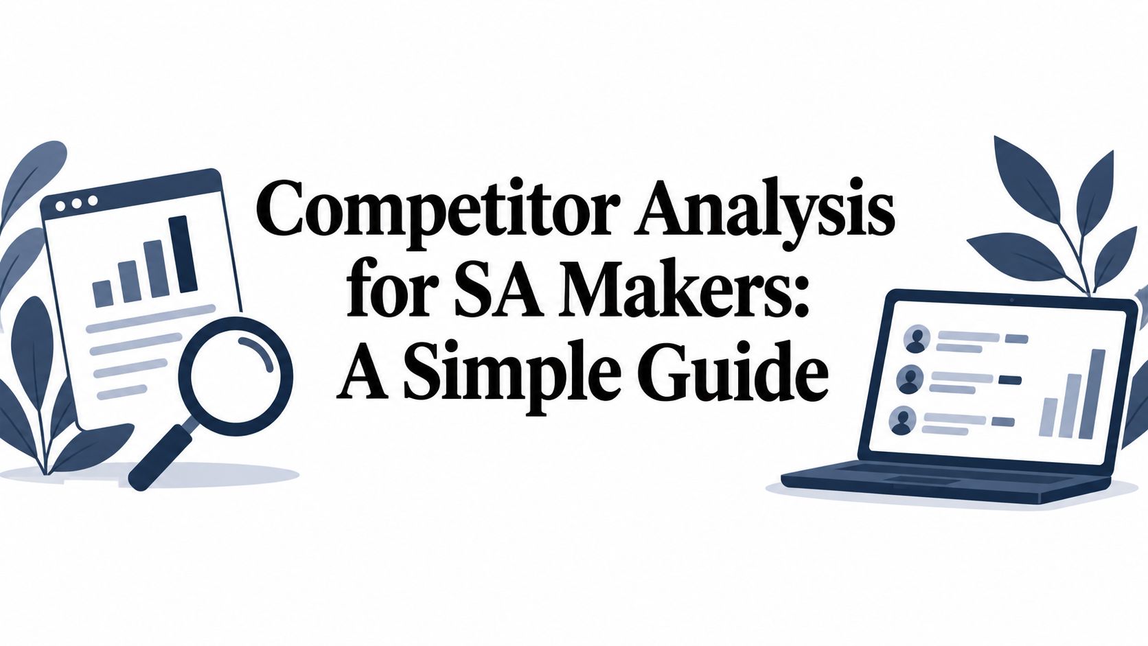 Competitor Analysis for SA Makers: A Simple Guide