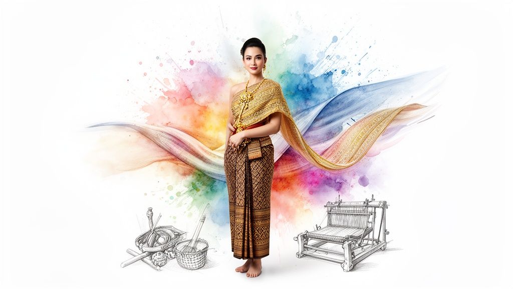 A Guide to Traditional Thai Dress for Women: Culture, Styles, and Fabrics