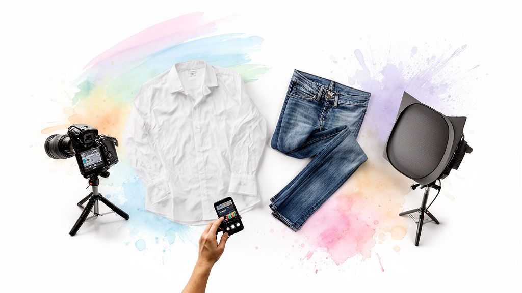 A Guide to Clothes Product Photography That Sells