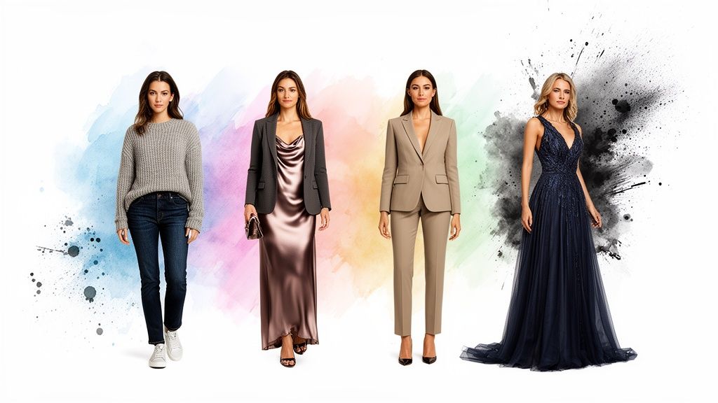 Your 2026 Guide: what to wear dinner, casual to formal