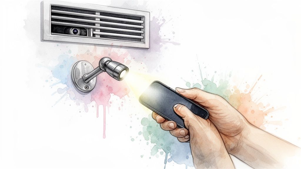 Camera in Fitting Room? Spot Hidden Cams & Stay Safe