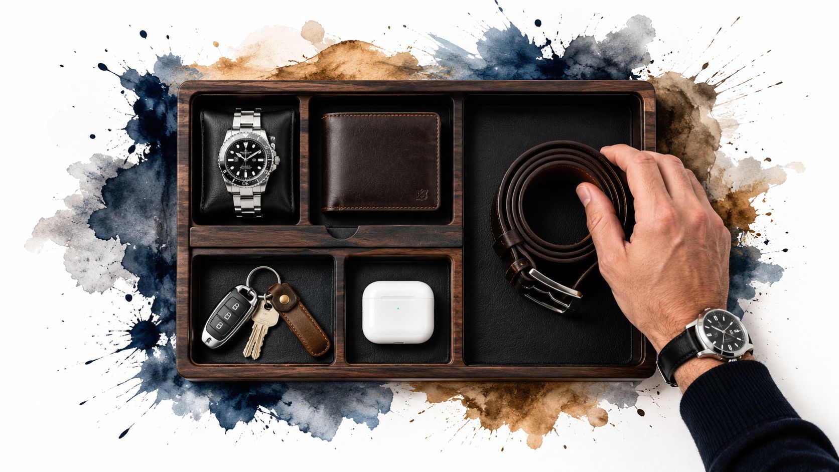 Mens Dresser Top Organizer