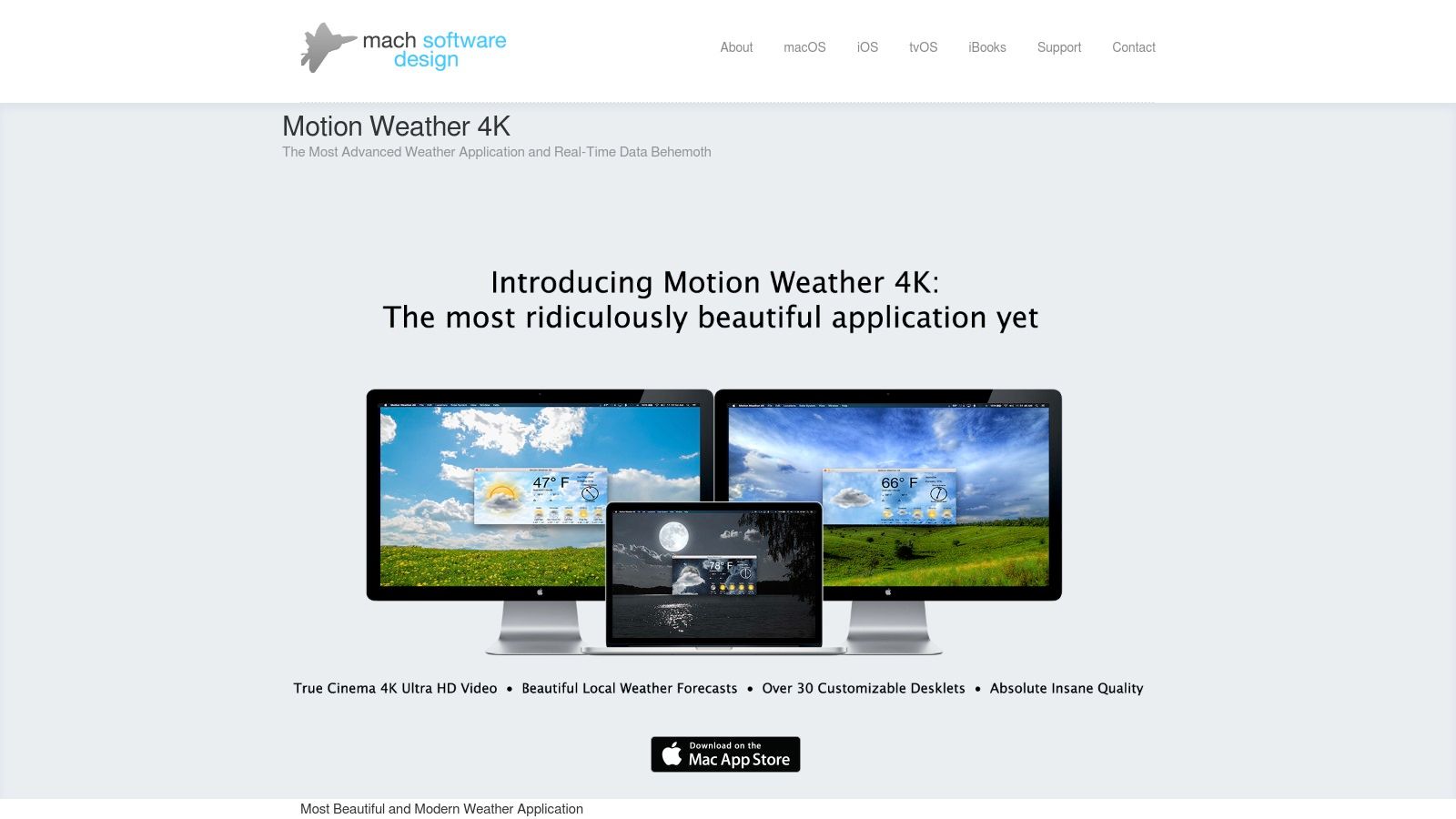 Motion Weather 4K (Mach Software Design)