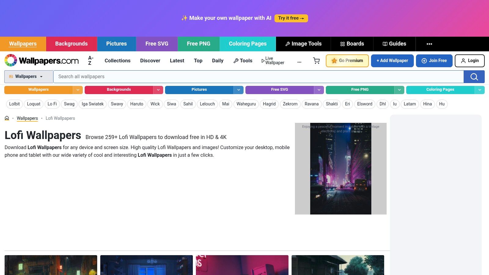 Wallpapers.com, Lofi / Lofi Girl collections