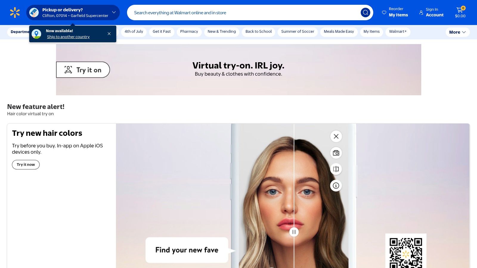 Walmart Virtual Try-On (Choose My Model and Be Your Own Model)