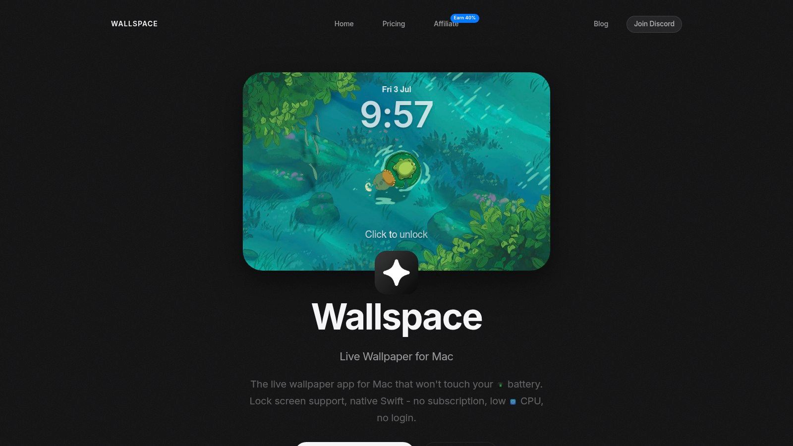 Wallspace, Native Mac live wallpaper app