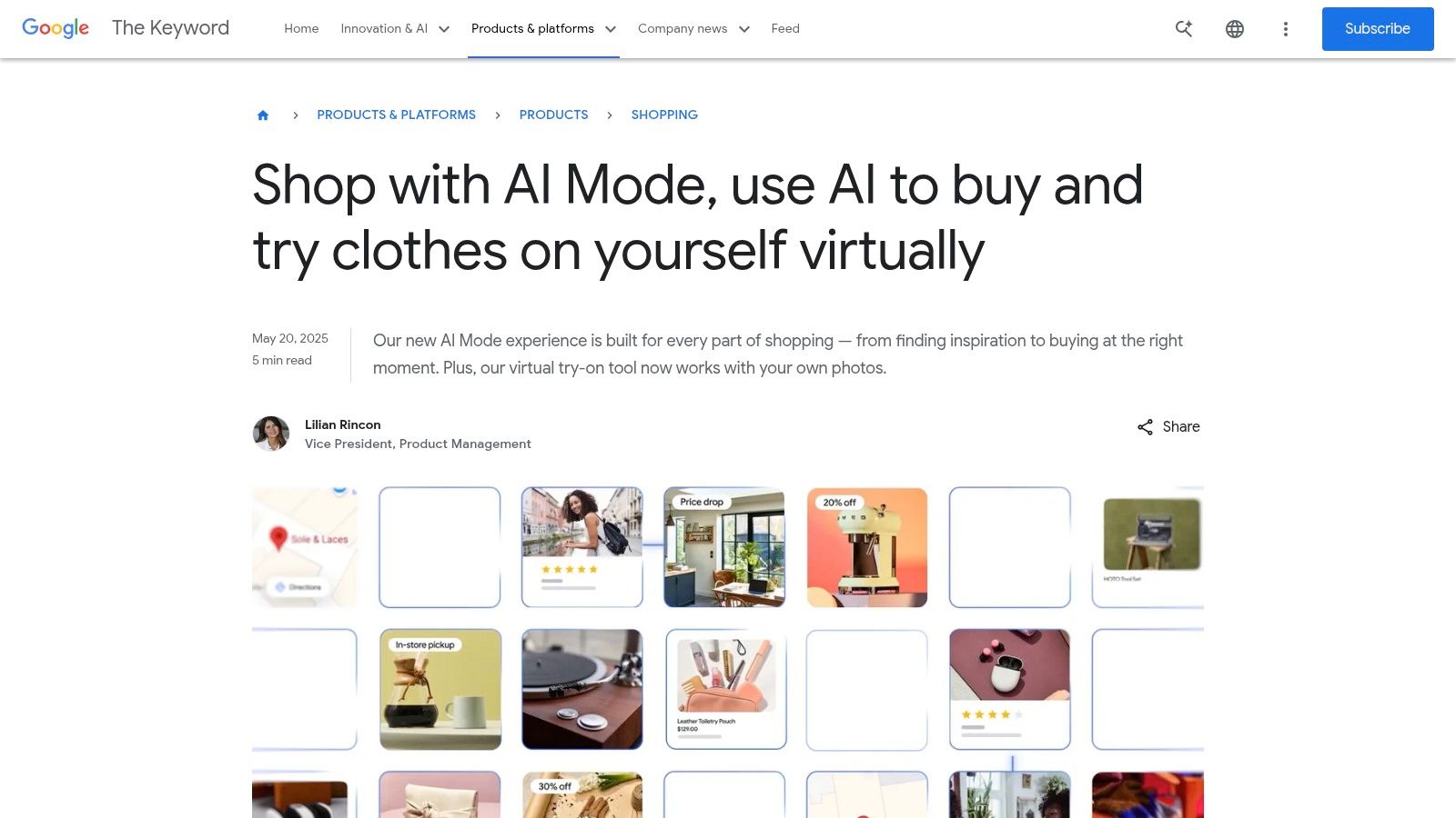Google Shopping Virtual Try-On (Your Photo)