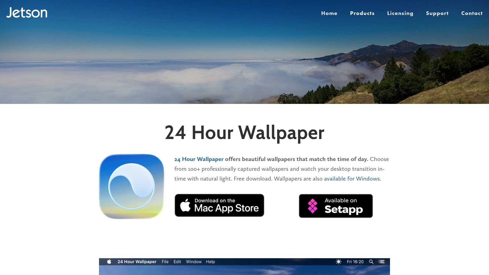 24 Hour Wallpaper (Jetson Creative)