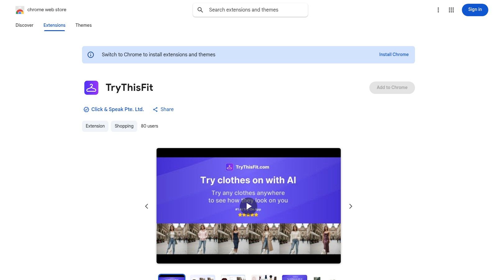 Screenshot from https://trythisfit.com/go/extension/chrome