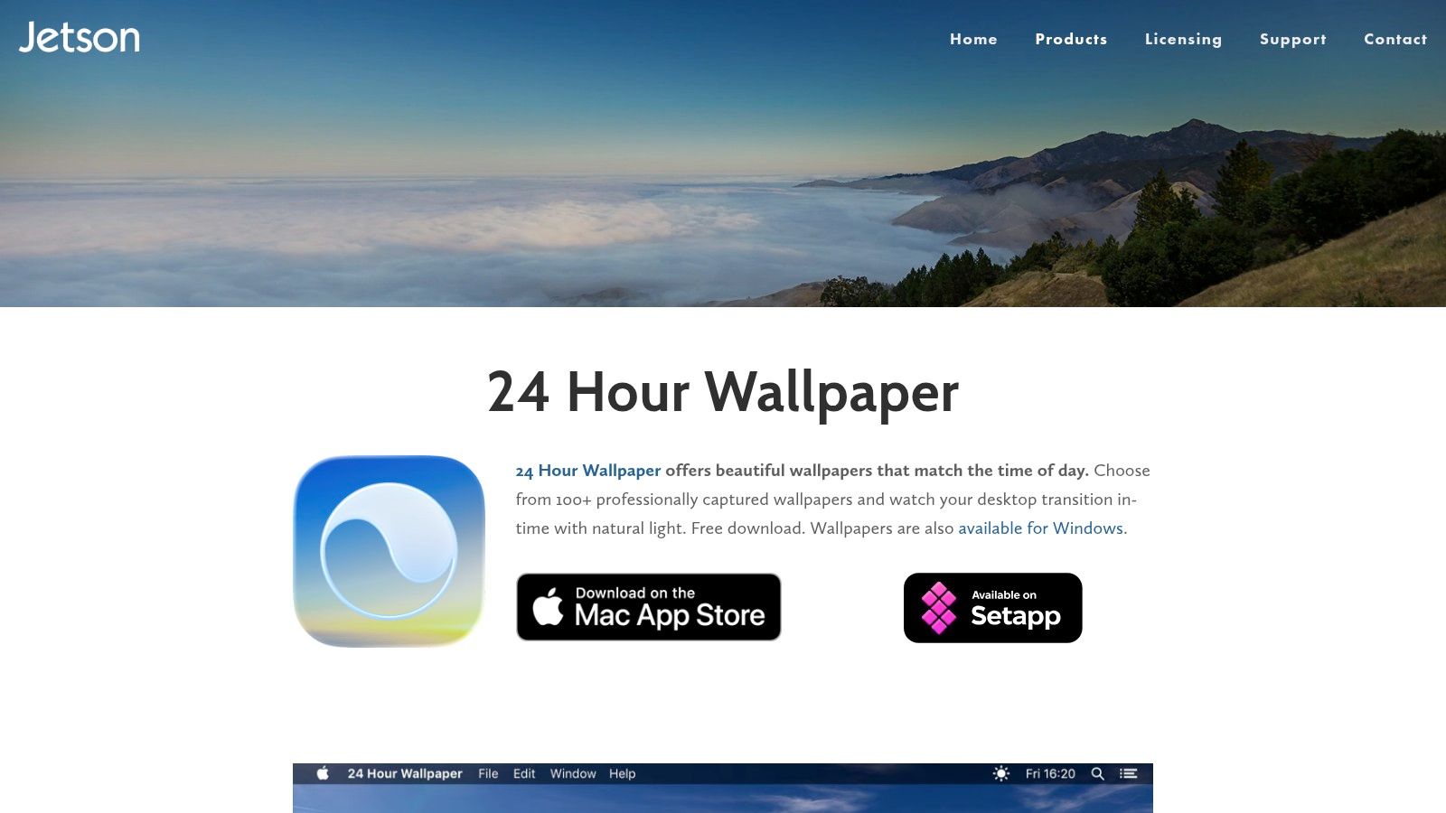24 Hour Wallpaper (Jetson Creative)