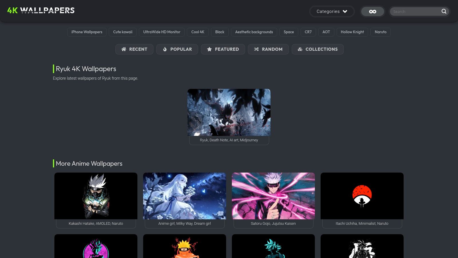 4KWallpapers (Ryuk selection)