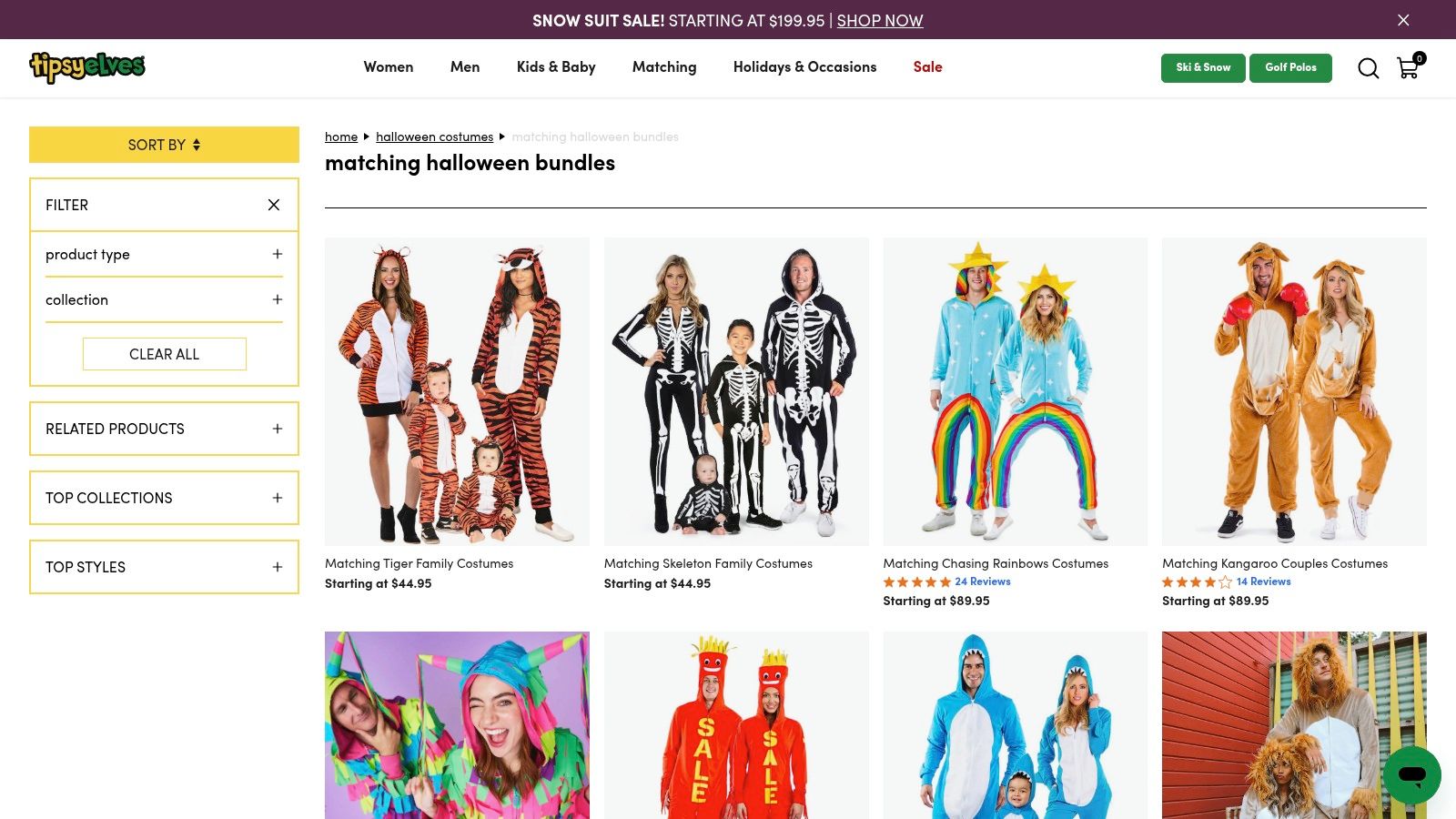 Tipsy Elves (Matching Couples Bundles)