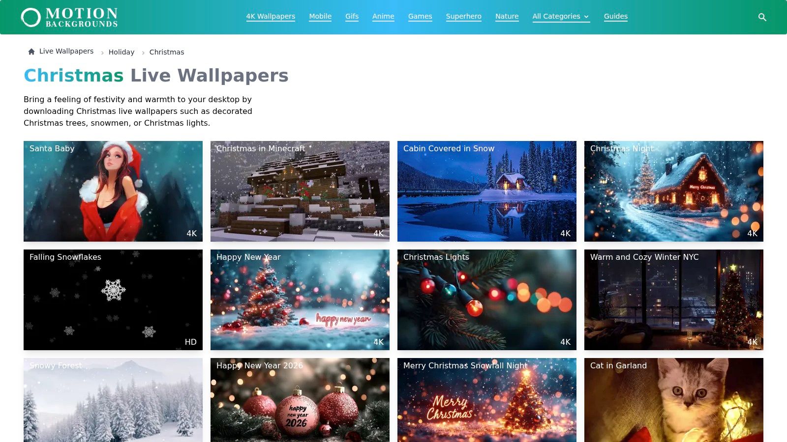 Motion Backgrounds