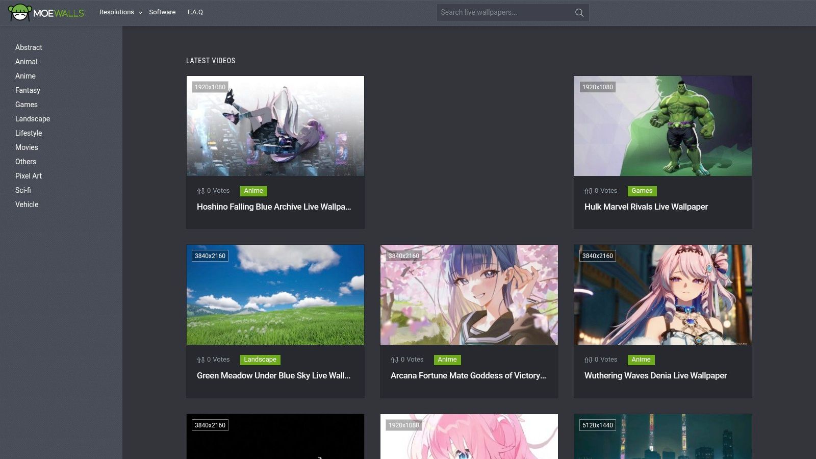 Motion Backgrounds (formerly MoeWalls)
