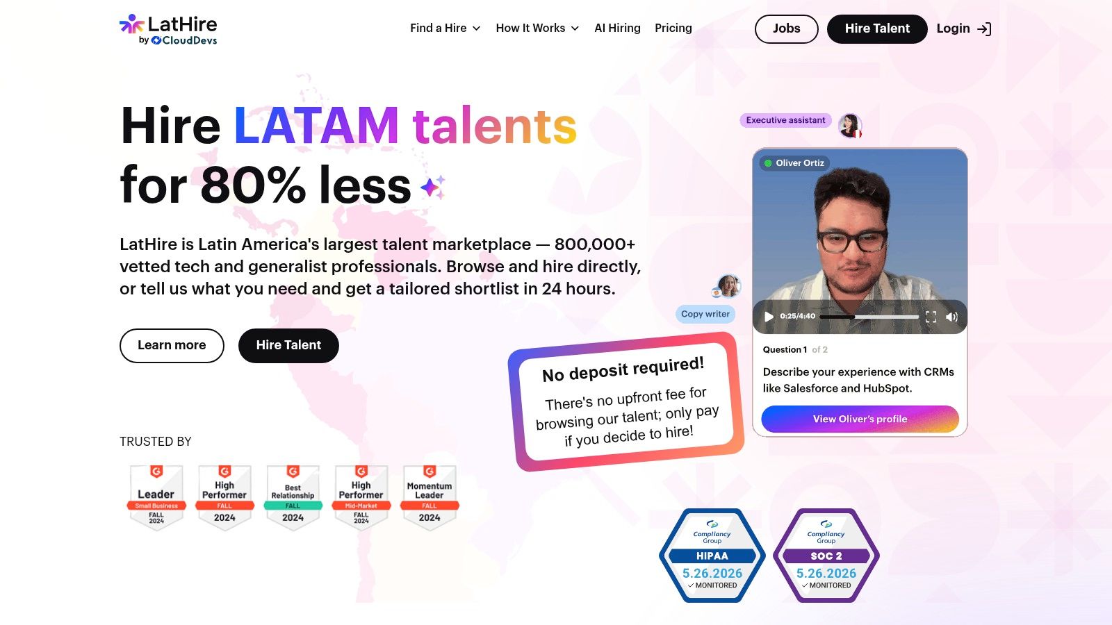 Screenshot from https://lathire.com