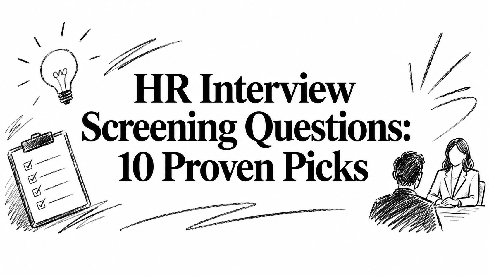HR Interview Screening Questions: 10 Proven Picks