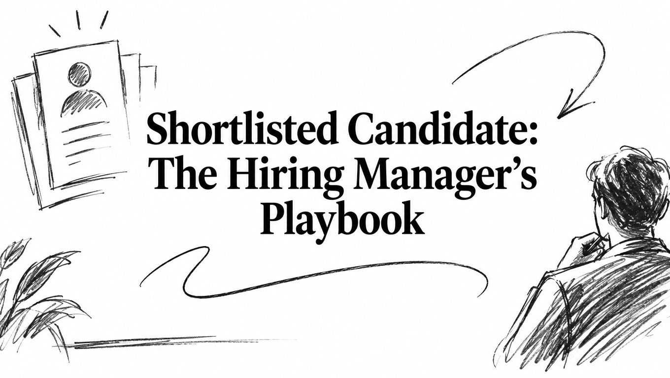Shortlisted Candidate: The Hiring Manager's Playbook