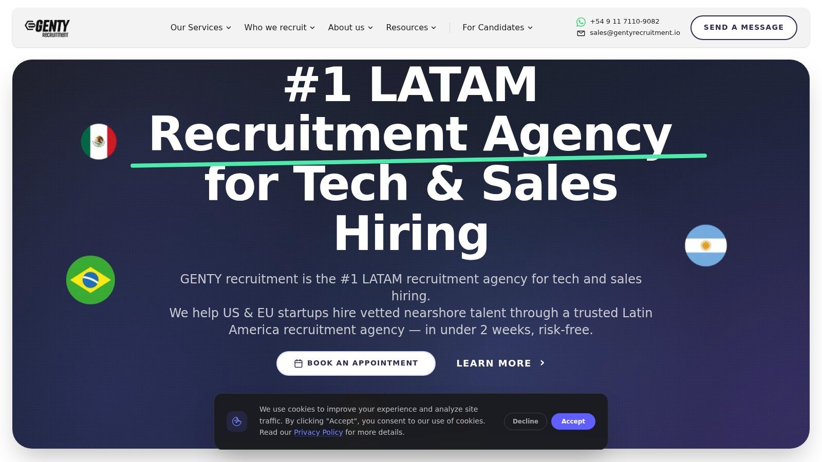 GENTY recruitment