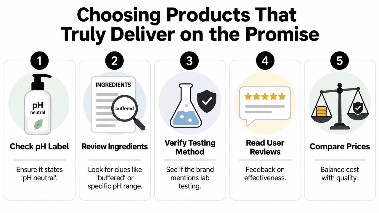 A five-step guide on how to choose products that are effective, safe, and high-quality.