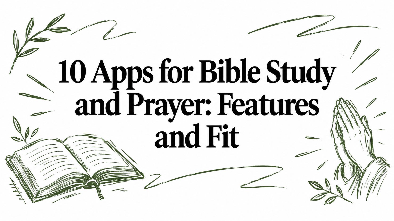 10 Apps for Bible Study and Prayer: Features and Fit