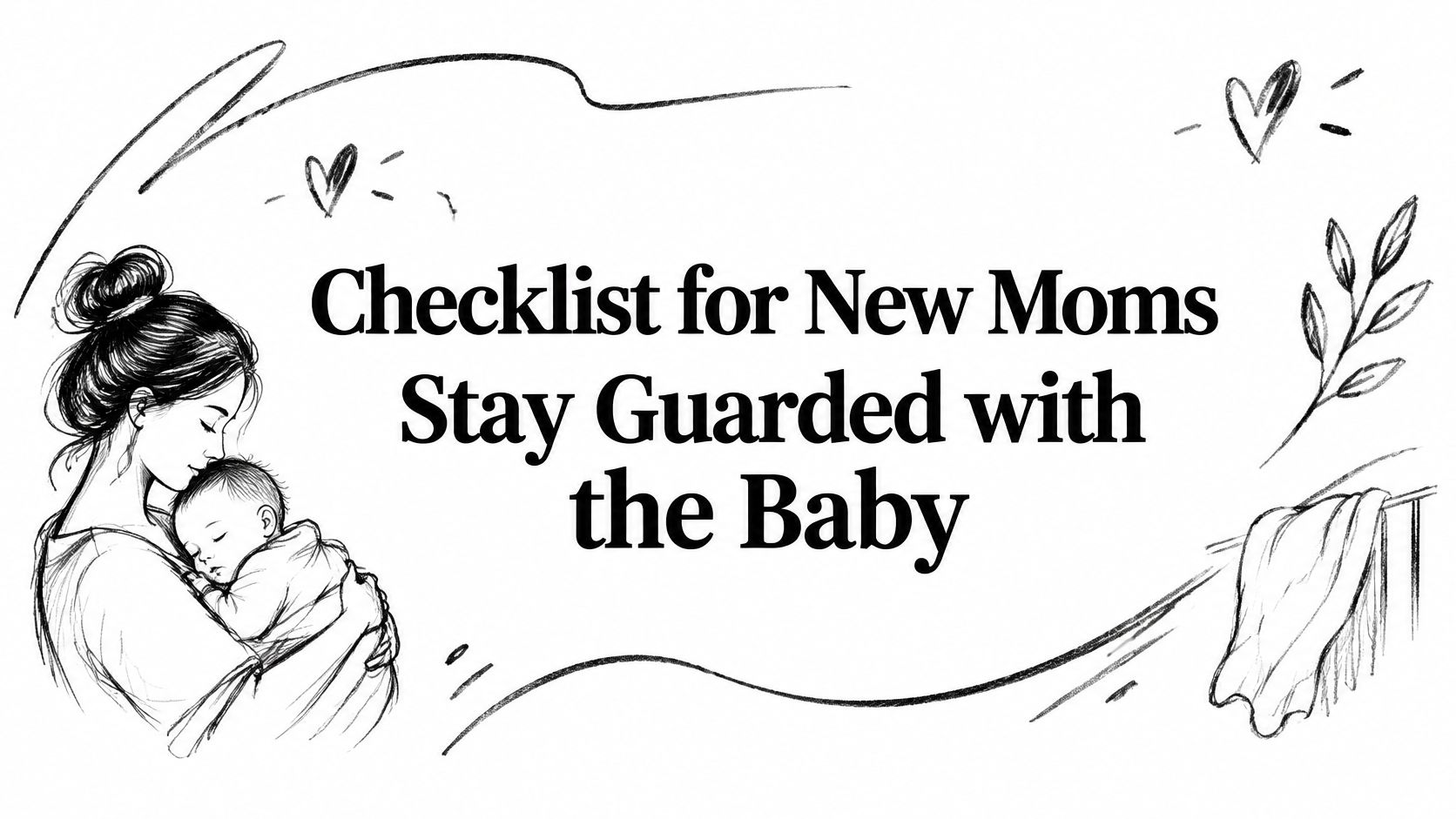 Checklist for New Moms Stay Guarded with the Baby