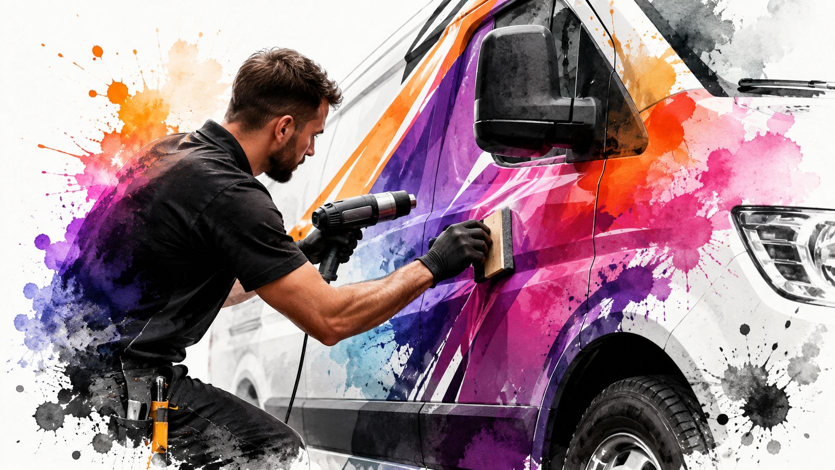 How to Apply Vehicle Wrap Like a Pro