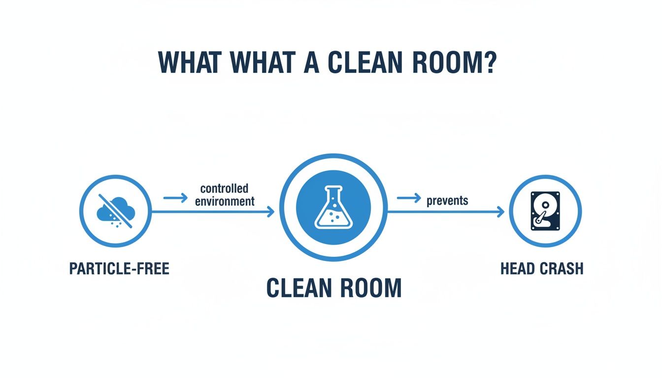 What Is a Clean Room for Data Recovery? | MDrepairs