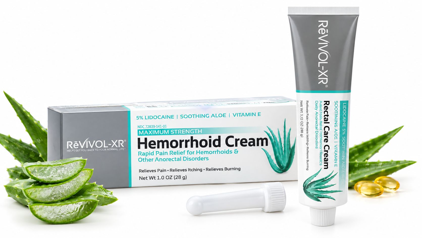 Revivol-XR 5% Lidocaine Numbing Cream – Maximum OTC Hemorrhoidal Grade Strength - Temporary Pain Relief Without a Prescription