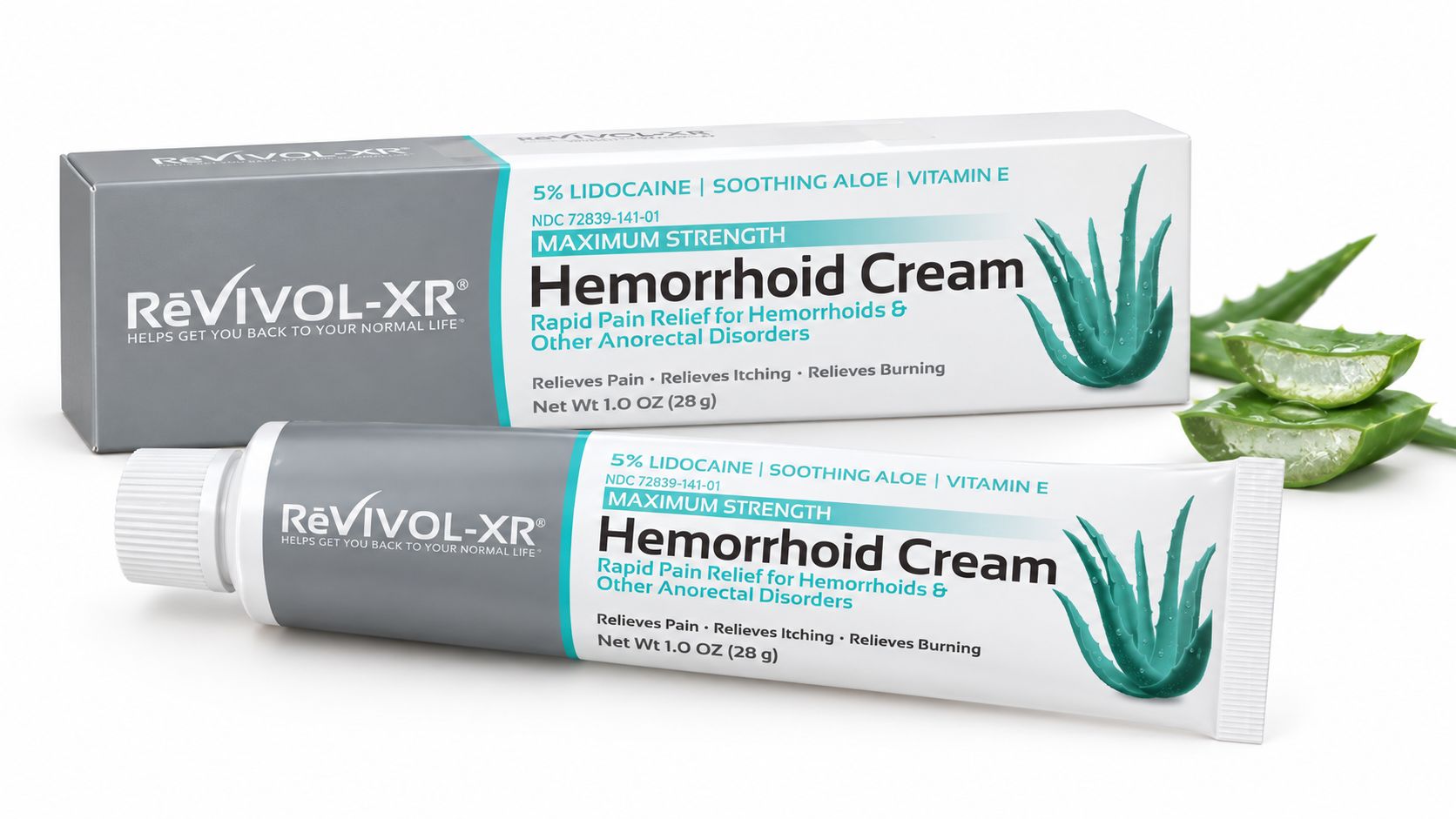 Revivol-XR 5% Lidocaine Numbing Cream – Maximum OTC Hemorrhoidal Grade Strength - Temporary Pain Relief Without a Prescription