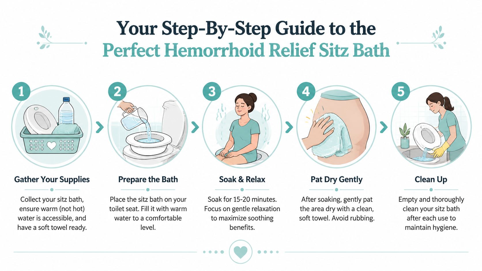 Hemorrhoid Relief Sitz Bath A Step by Step Guide