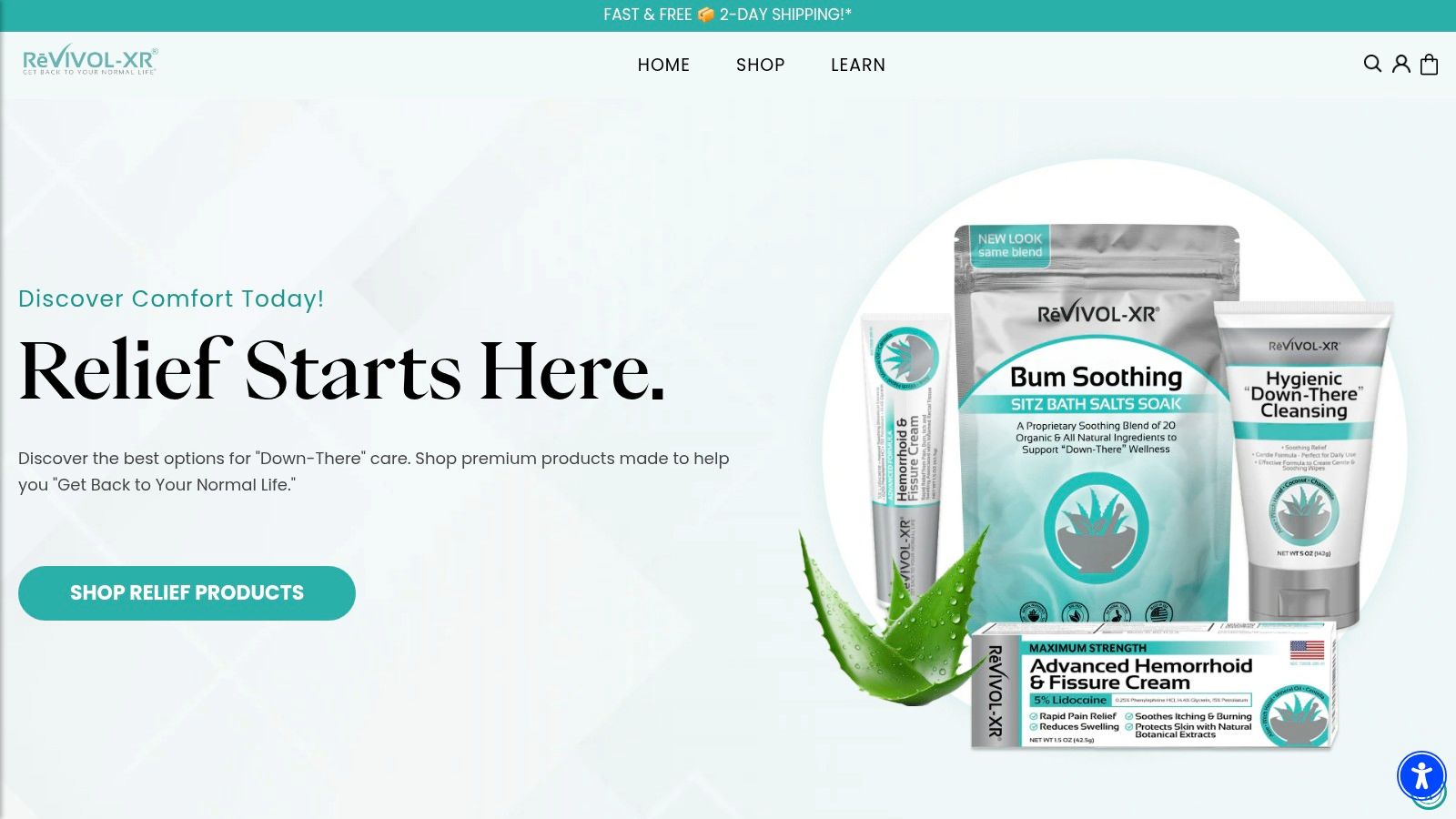 Screenshot from https://hemorrhoid.com