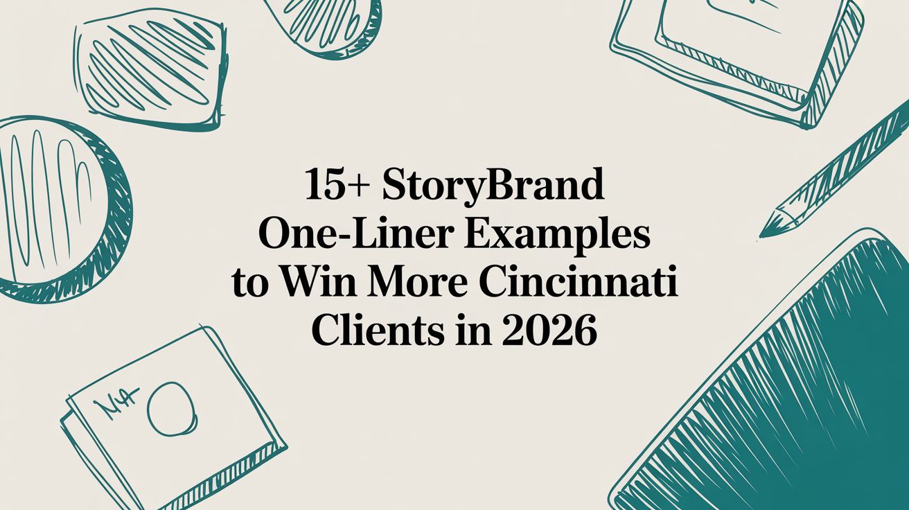 15+ StoryBrand One-Liner Examples to Win More Cincinnati Clients in 2026
