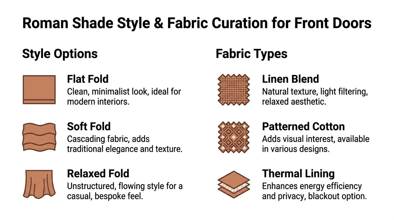 Westchester Window Fashions | Elevate Your Entry: Roman Shades For Front Door 2026 infographic