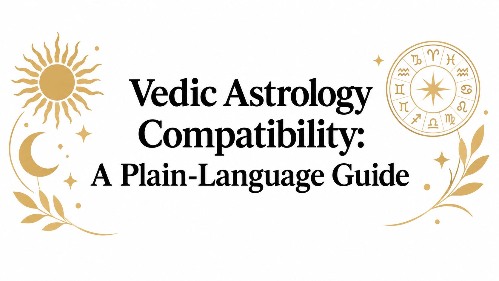 Vedic Astrology Compatibility: A Plain-Language Guide