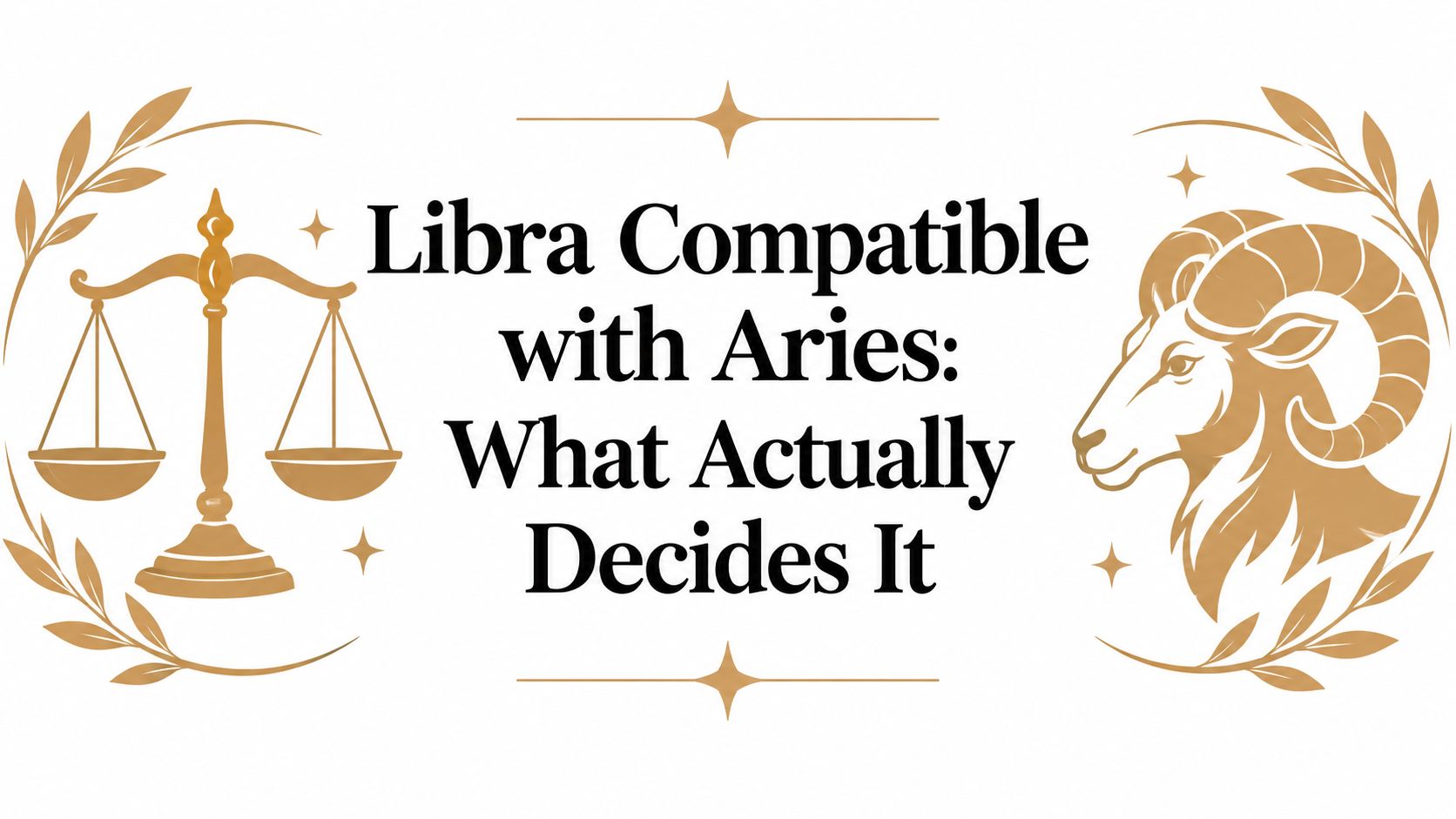 Libra Compatible with Aries: What Actually Decides It
