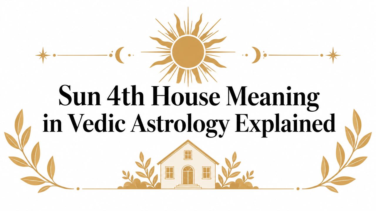 Sun 4th House Meaning in Vedic Astrology Explained