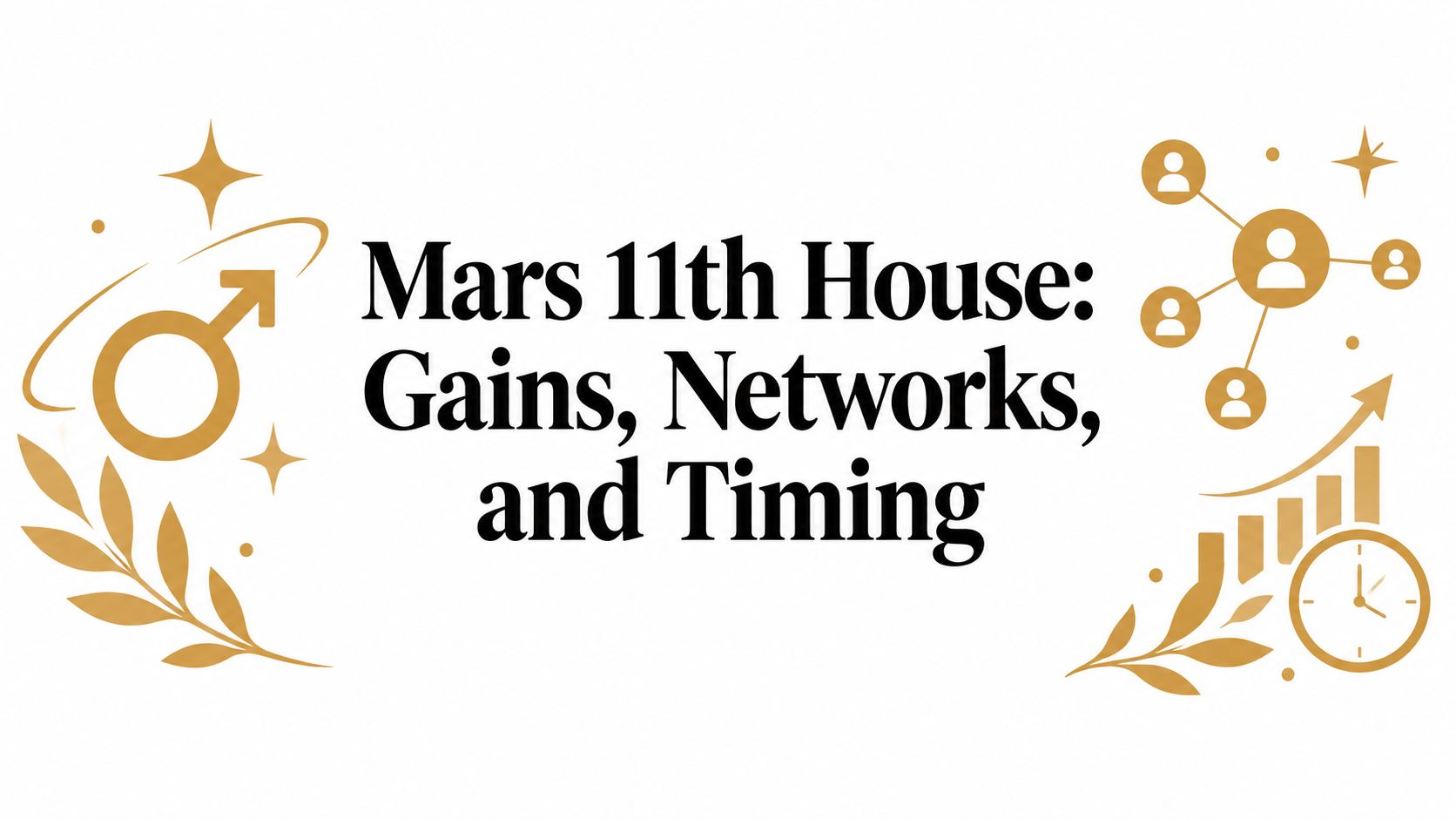 Mars 11th House: Gains, Networks, and Timing