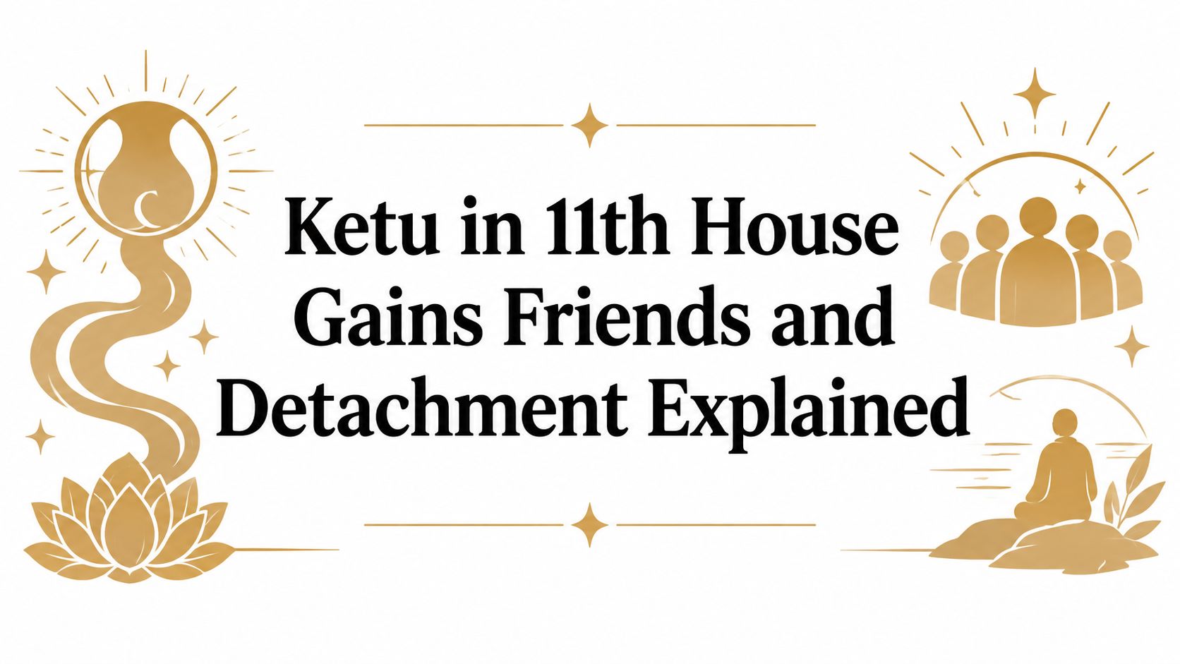 Ketu in 11th House Gains Friends and Detachment Explained