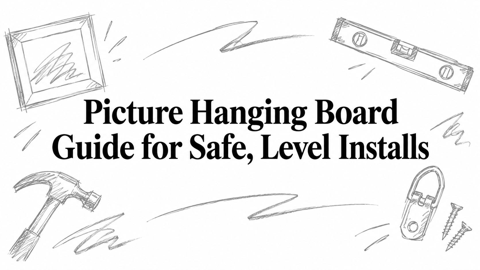 Picture Hanging Board Guide for Safe, Level Installs