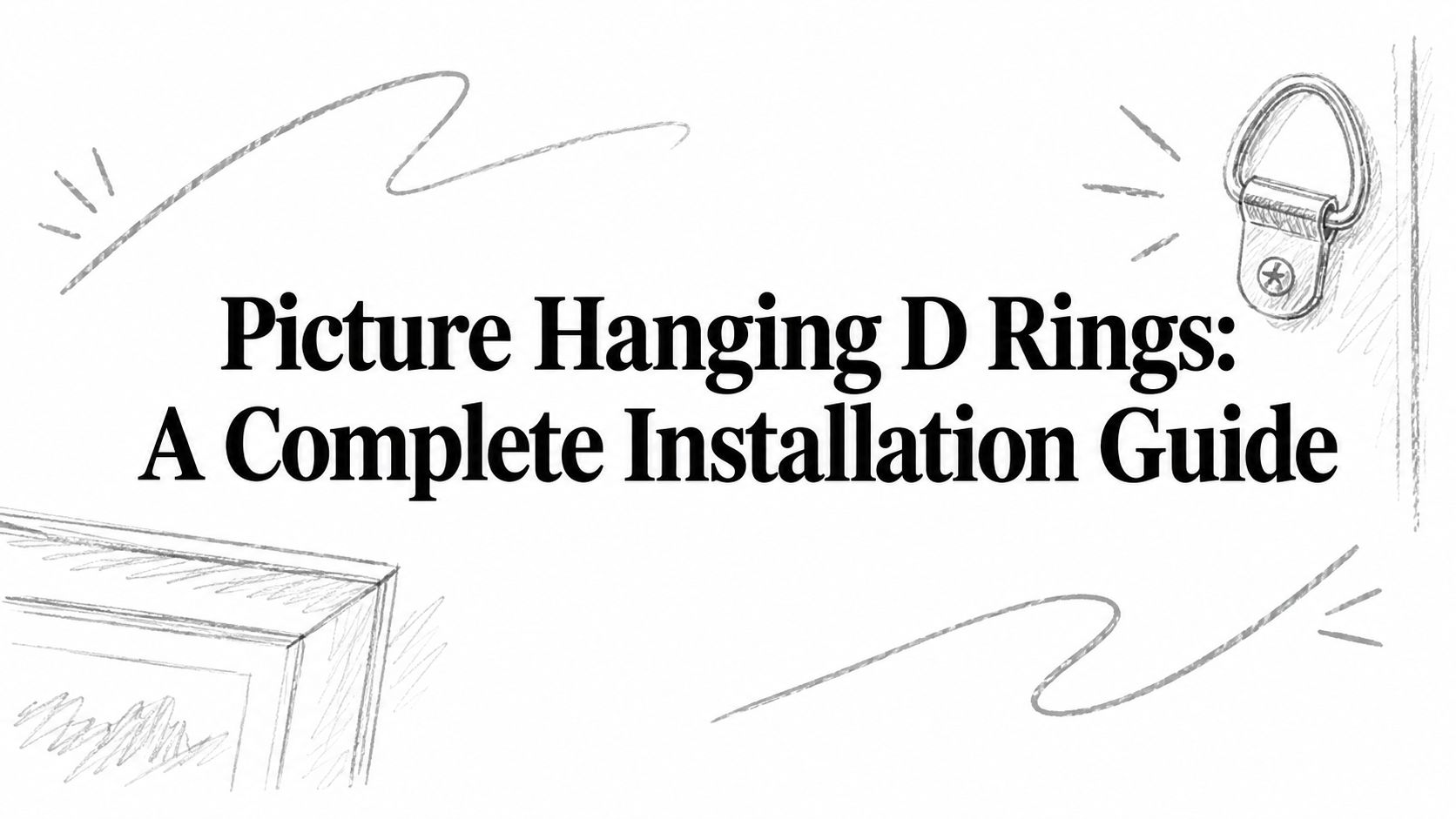 Picture Hanging D Rings: A Complete Installation Guide