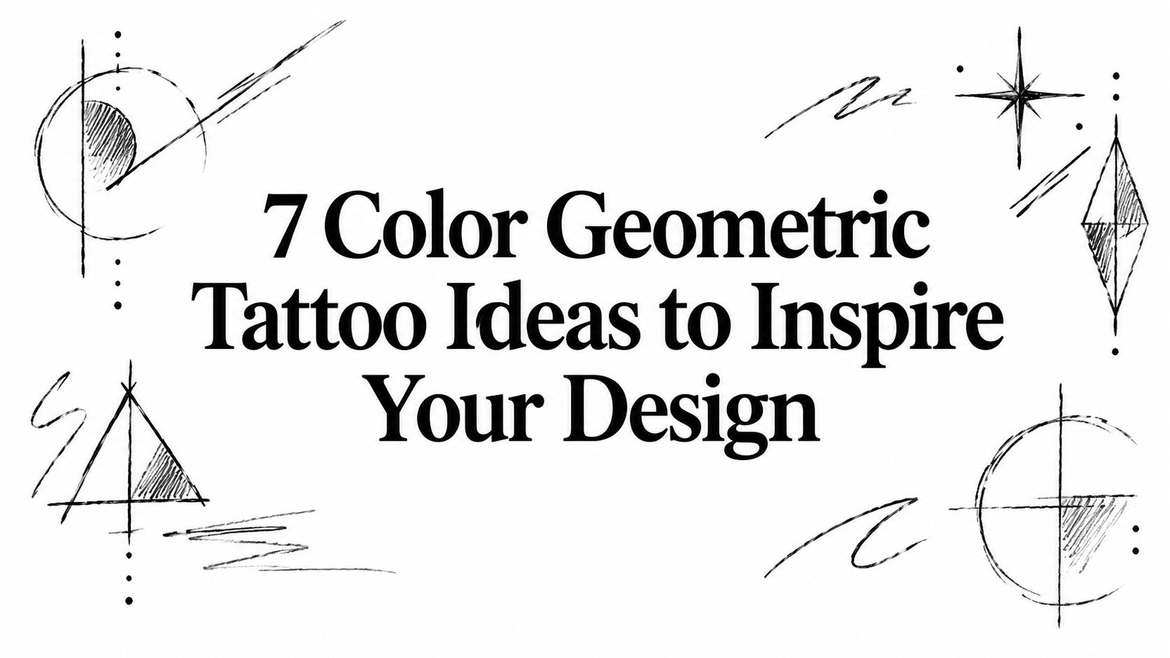 7 Color Geometric Tattoo Ideas to Inspire Your Design