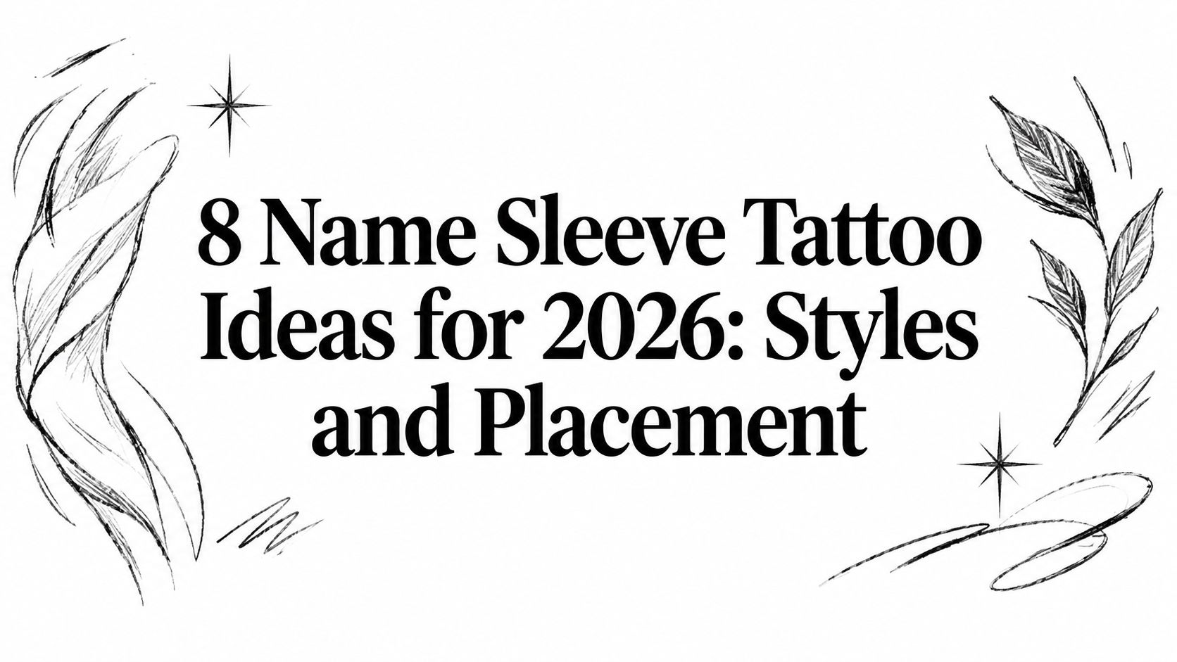 8 Name Sleeve Tattoo Ideas for 2026: Styles and Placement