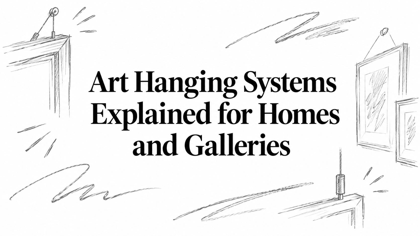 Art Hanging Systems Explained for Homes and Galleries