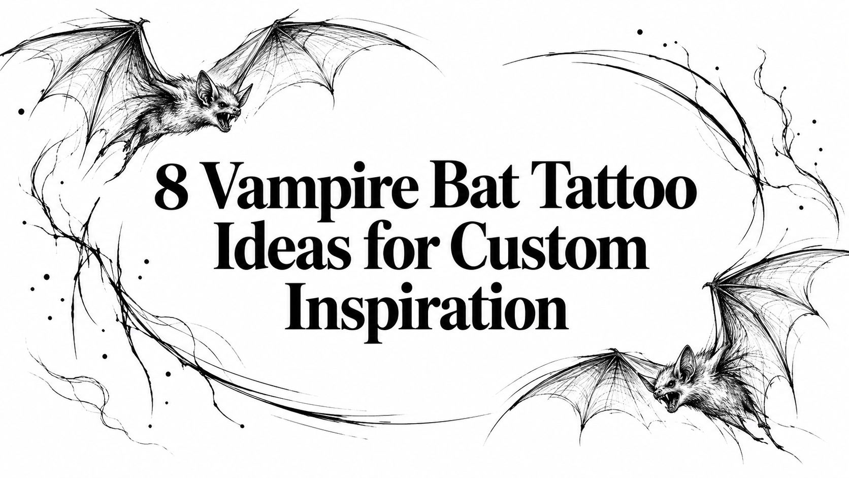8 Vampire Bat Tattoo Ideas for Custom Inspiration