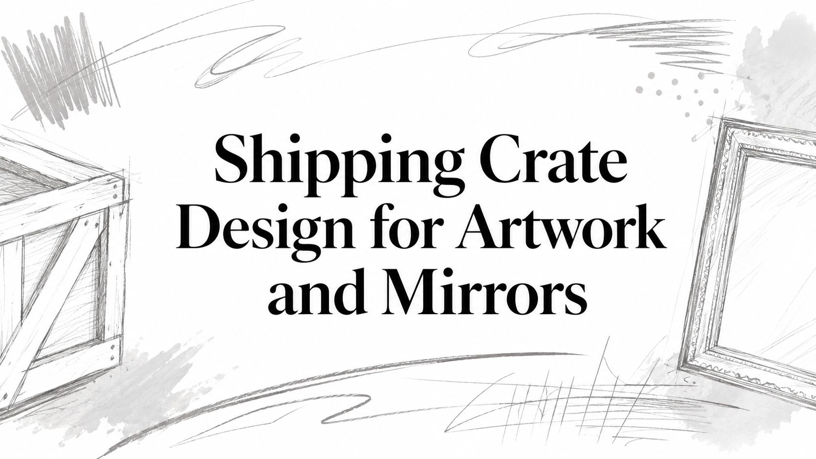 Shipping Crate Design for Artwork and Mirrors